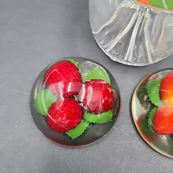 Acrylic Jam Jar w Lucite Berry Lids - Picture 3 of 9
